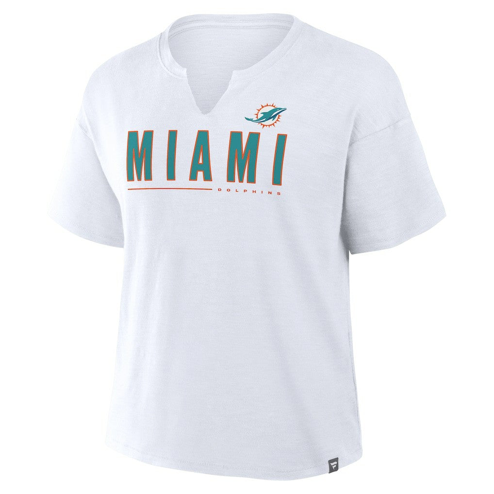 Miami Dolphins Fanatics Women's Redzone Slub Boxy T-Shirt