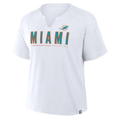 Miami Dolphins Fanatics Women's Redzone Slub Boxy T-Shirt