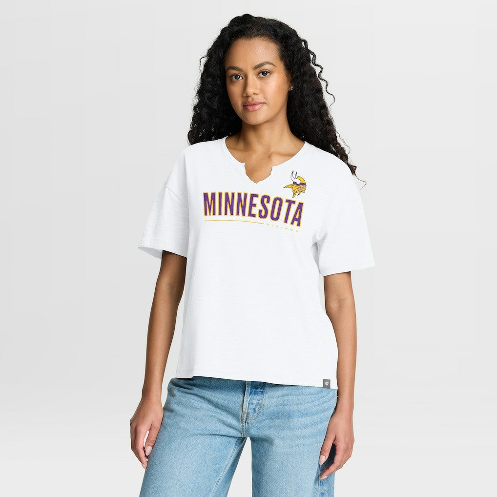 Minnesota Vikings Fanatics Women's Redzone Slub Boxy T-Shirt
