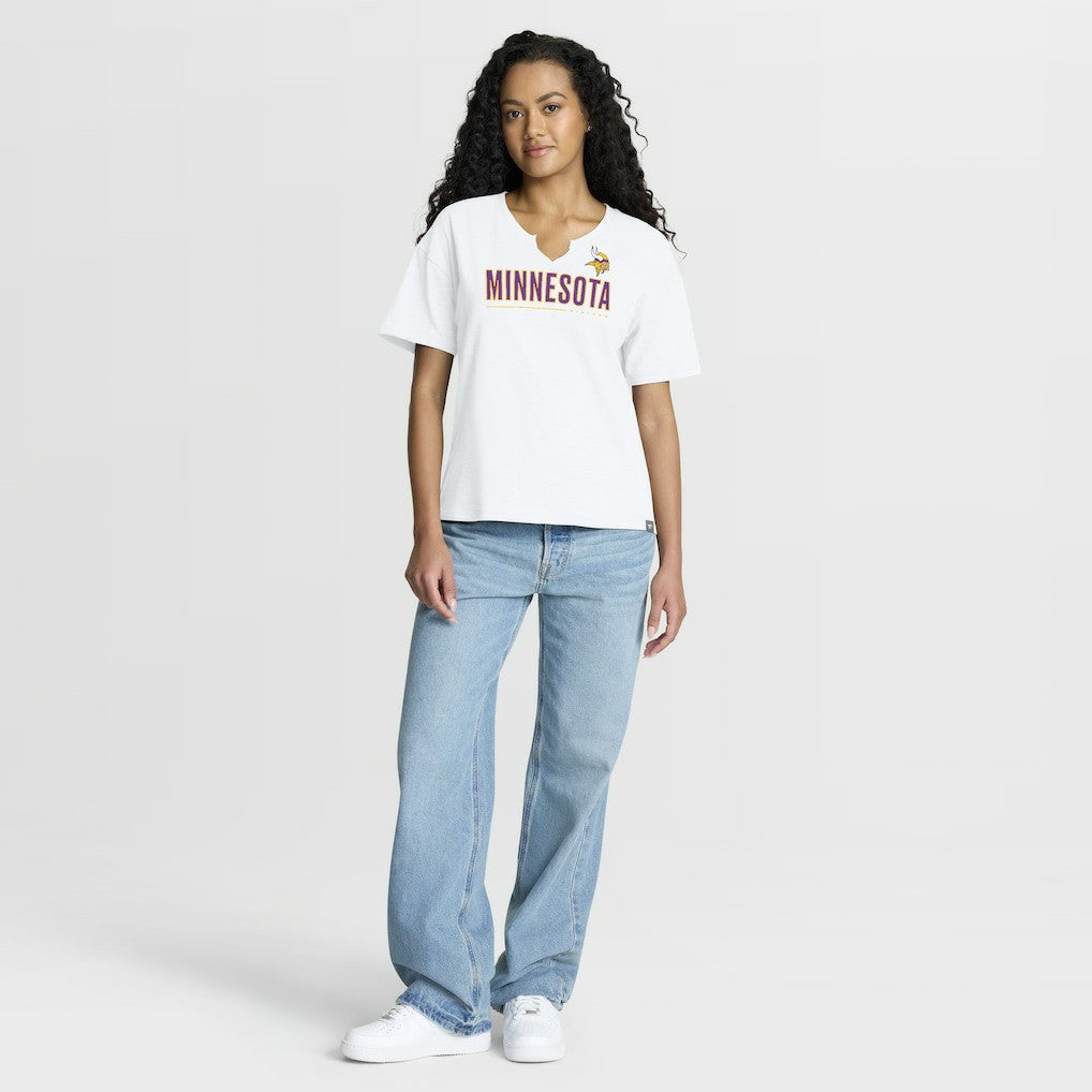 Minnesota Vikings Fanatics Women's Redzone Slub Boxy T-Shirt