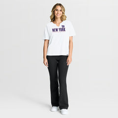 New York Giants Fanatics Women's Redzone Slub Boxy T-Shirt