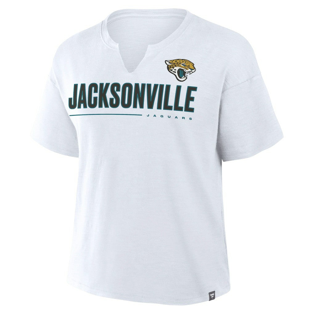 Jacksonville Jaguars Fanatics Women's Redzone Slub Boxy T-Shirt