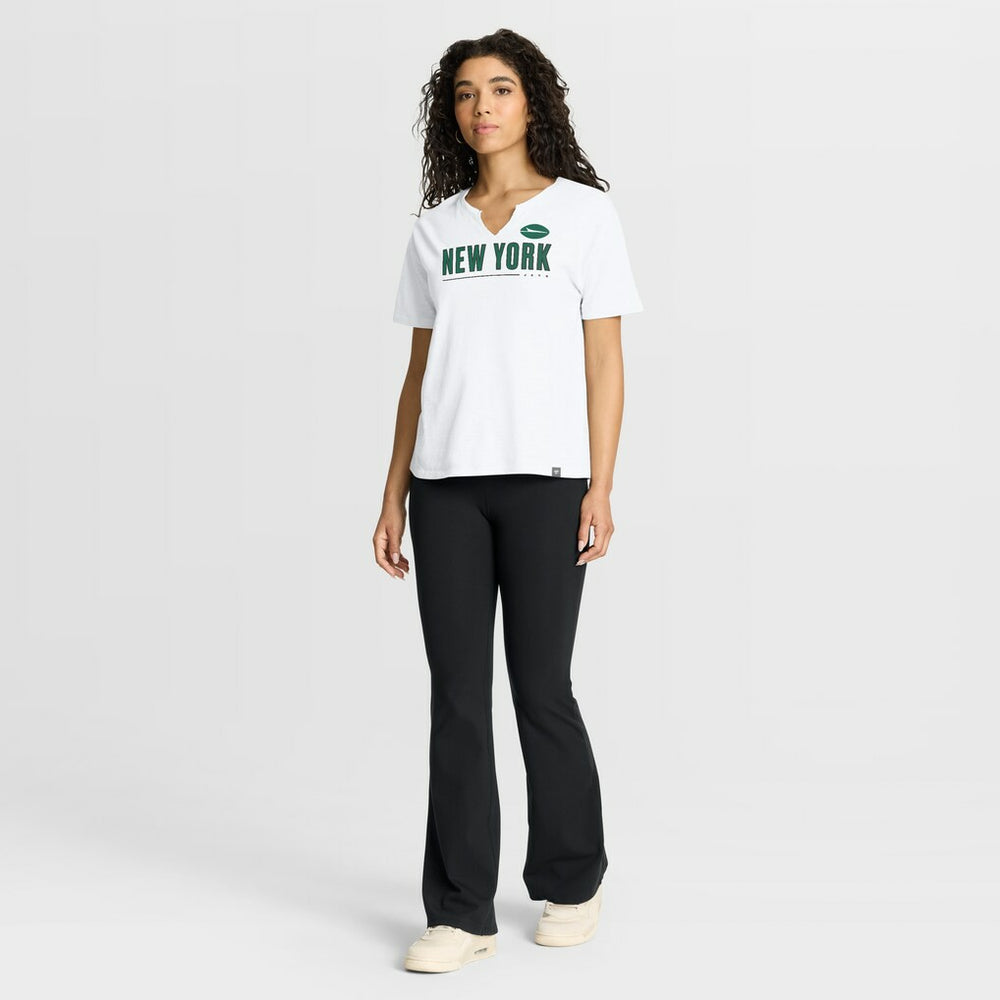 New York Jets Fanatics Women's Redzone Slub Boxy T-Shirt