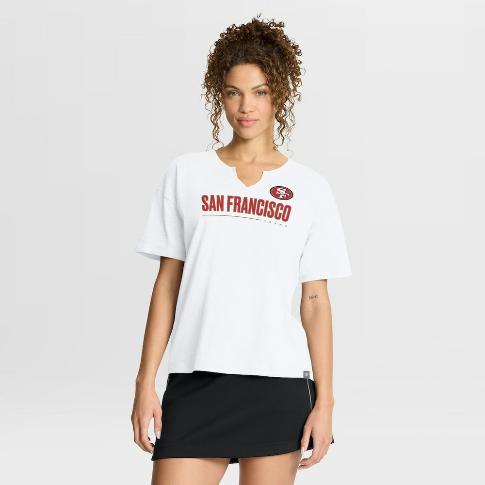 San Francisco 49ers Fanatics Women's Redzone Slub Boxy T-Shirt
