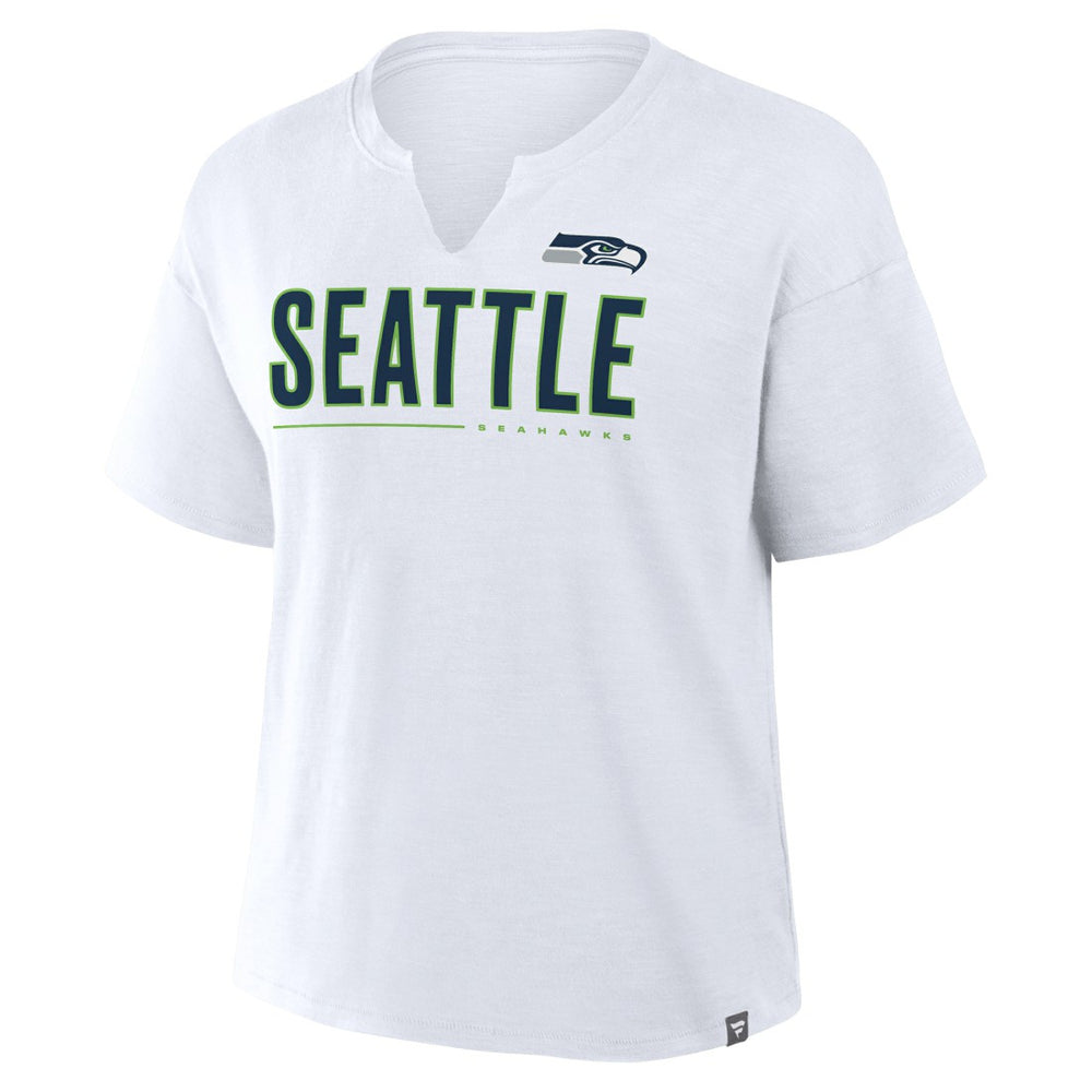 Seattle Seahawks Fanatics Women's Redzone Slub Boxy T-Shirt