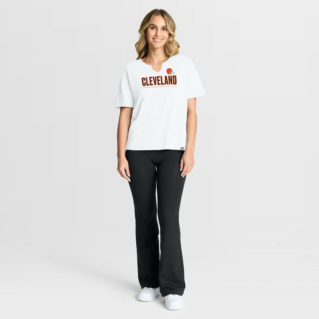Cleveland Browns Fanatics Women's Redzone Slub Boxy T-Shirt