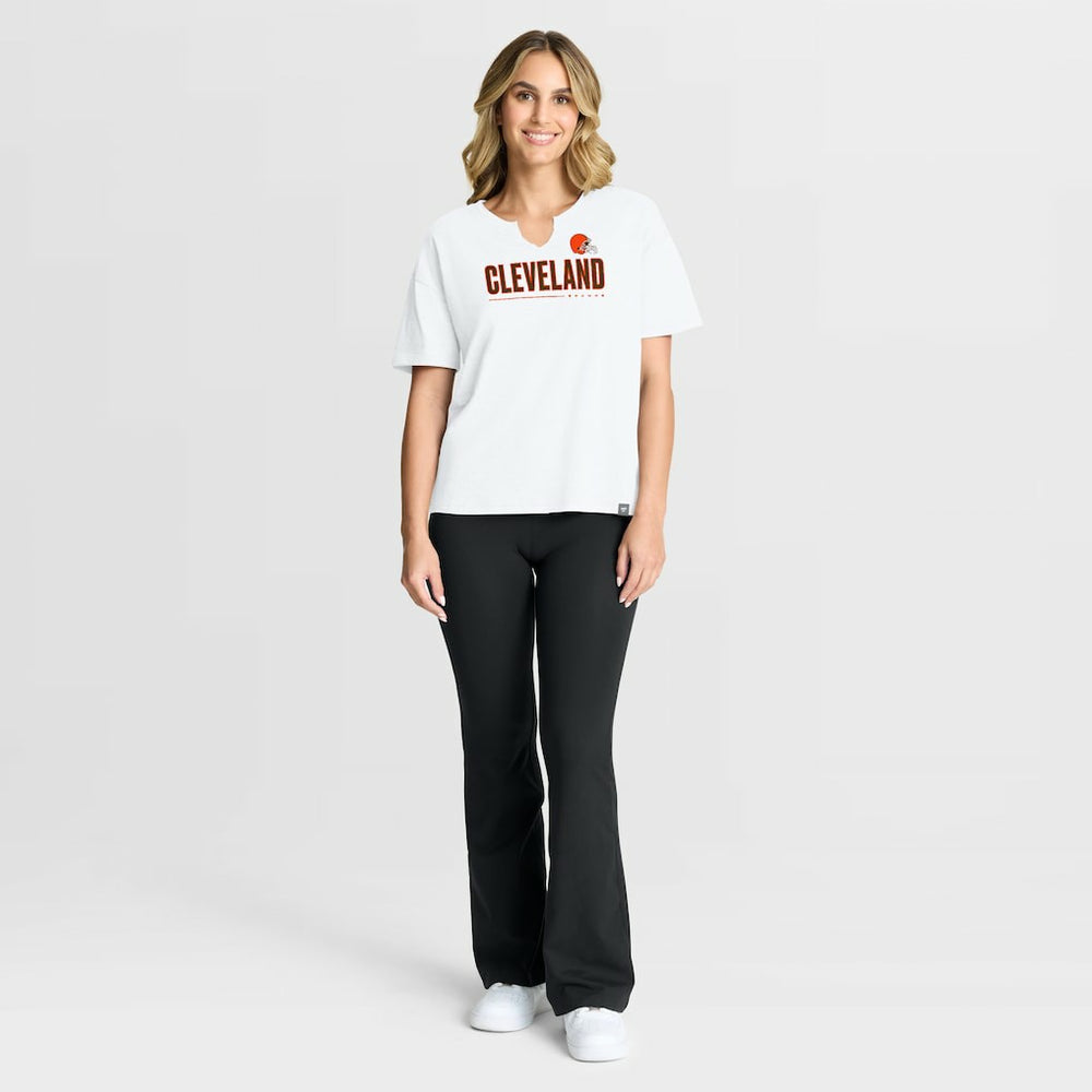 Cleveland Browns Fanatics Women's Redzone Slub Boxy T-Shirt