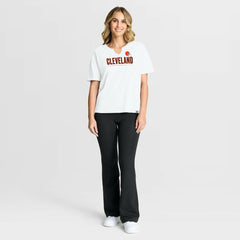 Cleveland Browns Fanatics Women's Redzone Slub Boxy T-Shirt