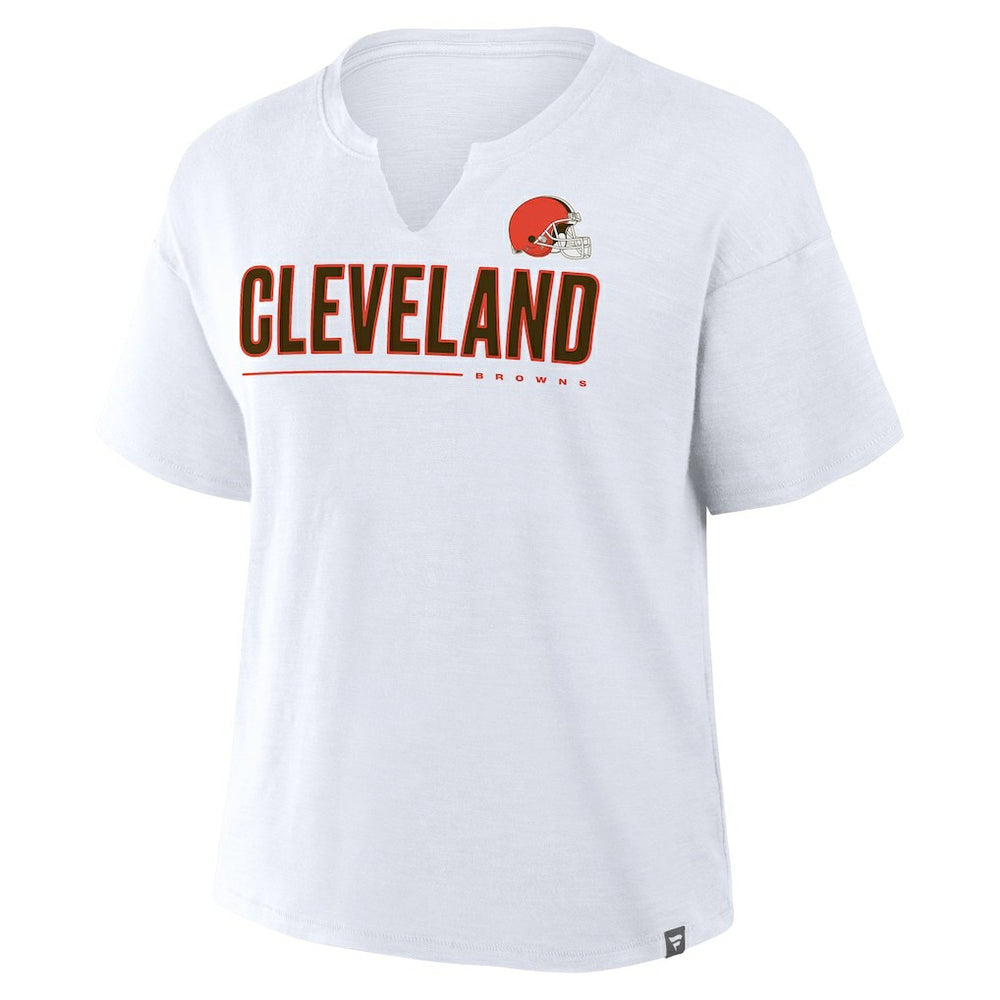 Cleveland Browns Fanatics Women's Redzone Slub Boxy T-Shirt