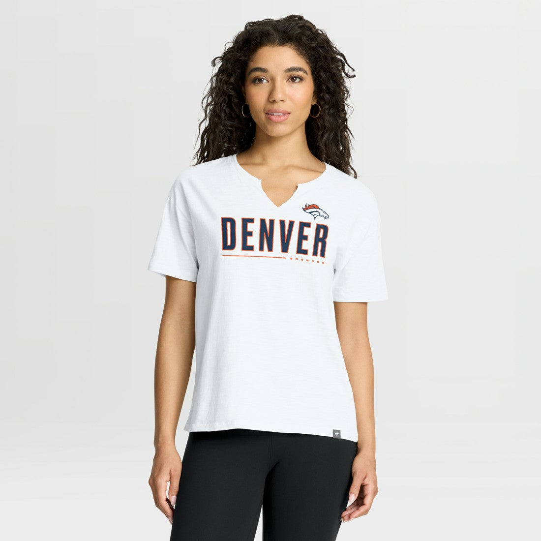 Denver Broncos Fanatics Women's Redzone Slub Boxy T-Shirt