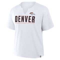 Denver Broncos Fanatics Women's Redzone Slub Boxy T-Shirt