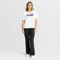 Baltimore Ravens Fanatics Women's Redzone Slub Boxy T-Shirt