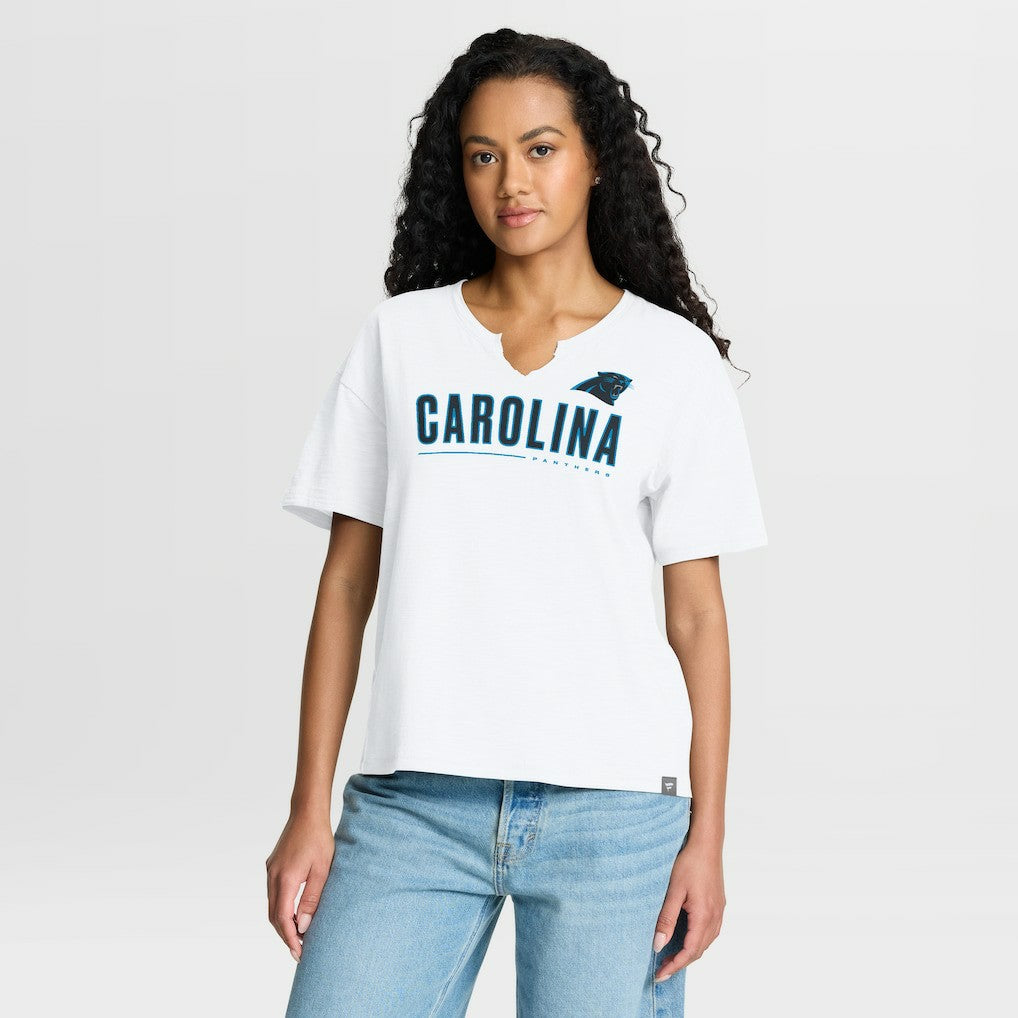 Carolina Panthers Fanatics Women's Redzone Slub Boxy T-Shirt
