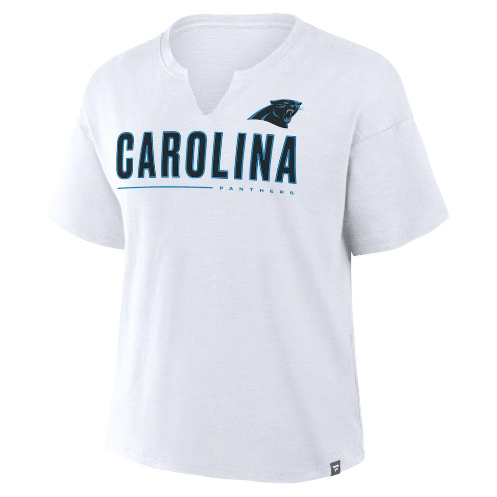 Carolina Panthers Fanatics Women's Redzone Slub Boxy T-Shirt