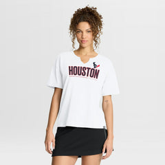 Houston Texans Fanatics Women's Redzone Slub Boxy T-Shirt
