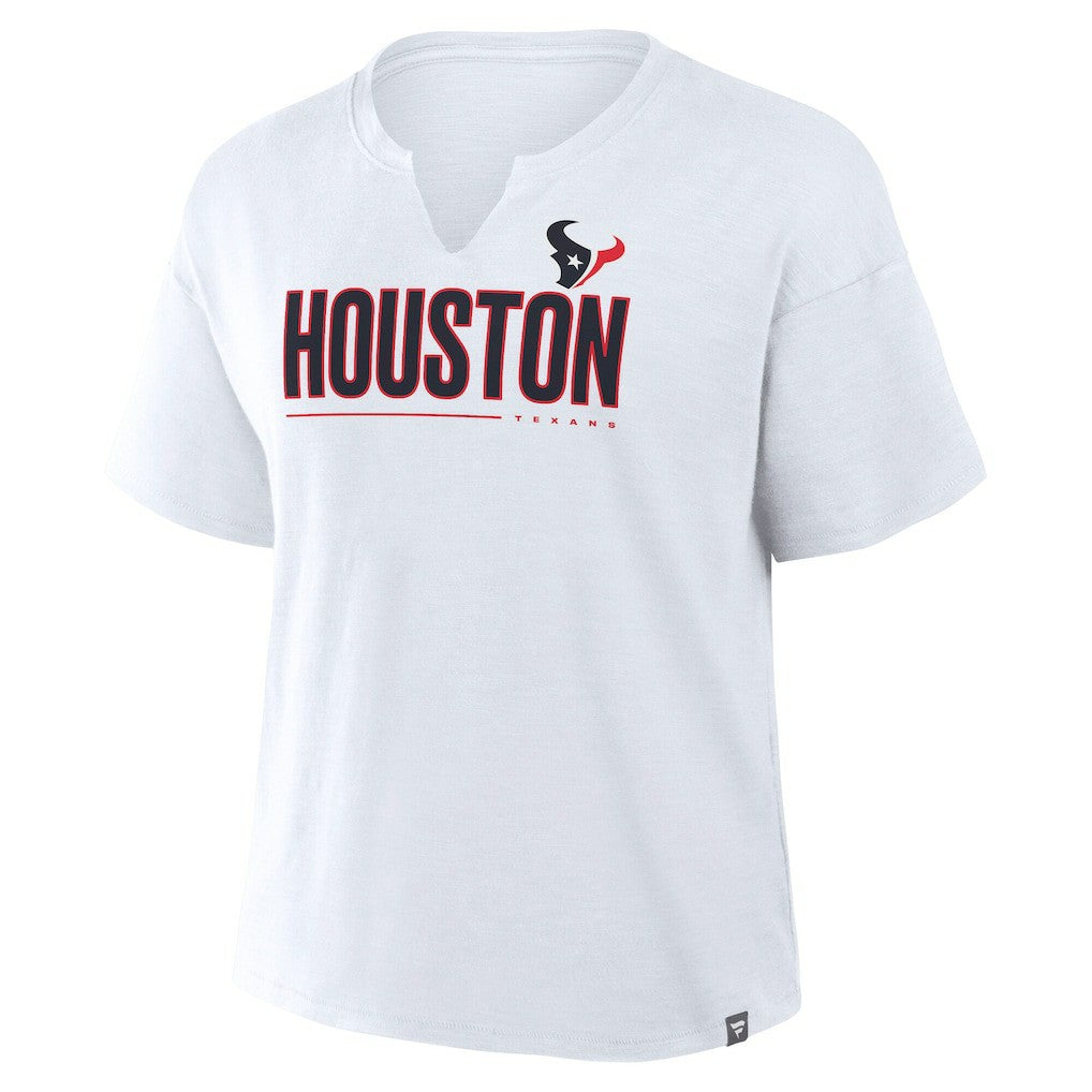 Houston Texans Fanatics Women's Redzone Slub Boxy T-Shirt
