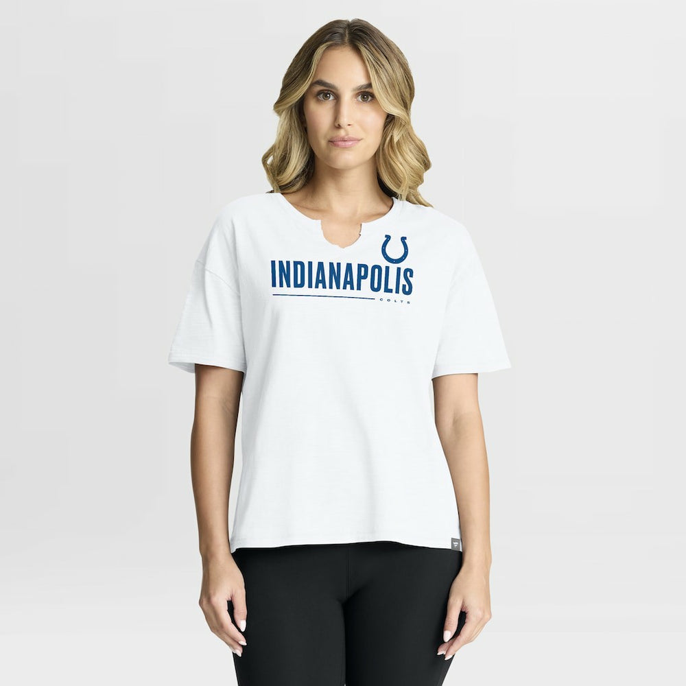 Indianapolis Colts Fanatics Women's Redzone Slub Boxy T-Shirt