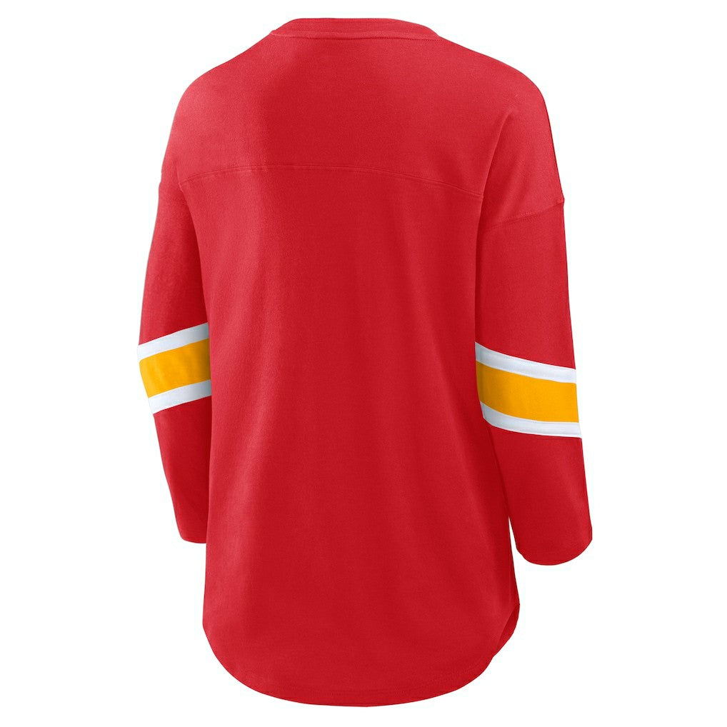 Kansas City Chiefs Fanatics Women's Redzone 3/4-Sleeve T-Shirt