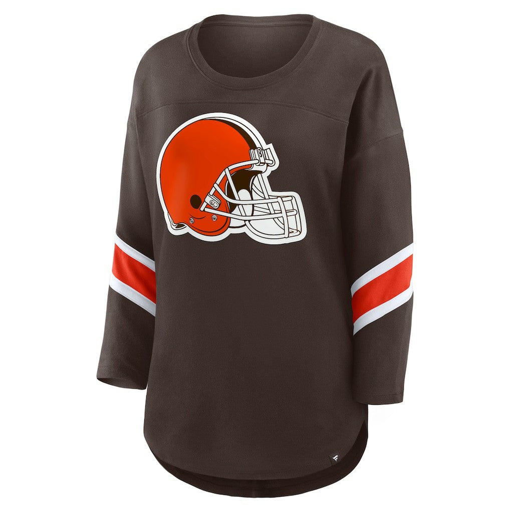 Cleveland Browns Fanatics Women's Redzone 3/4-Sleeve T-Shirt