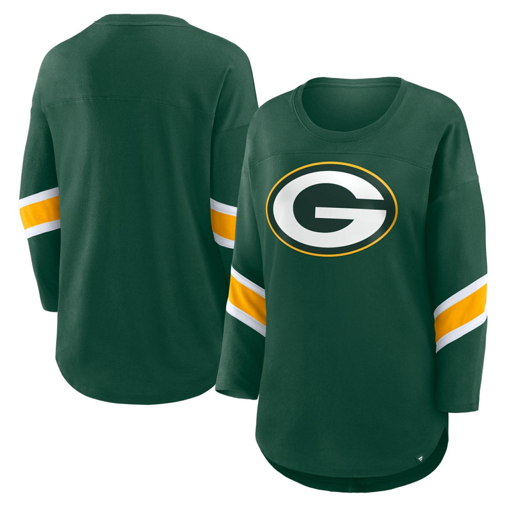 Green Bay Packers Fanatics Women's Redzone 3/4-Sleeve T-Shirt