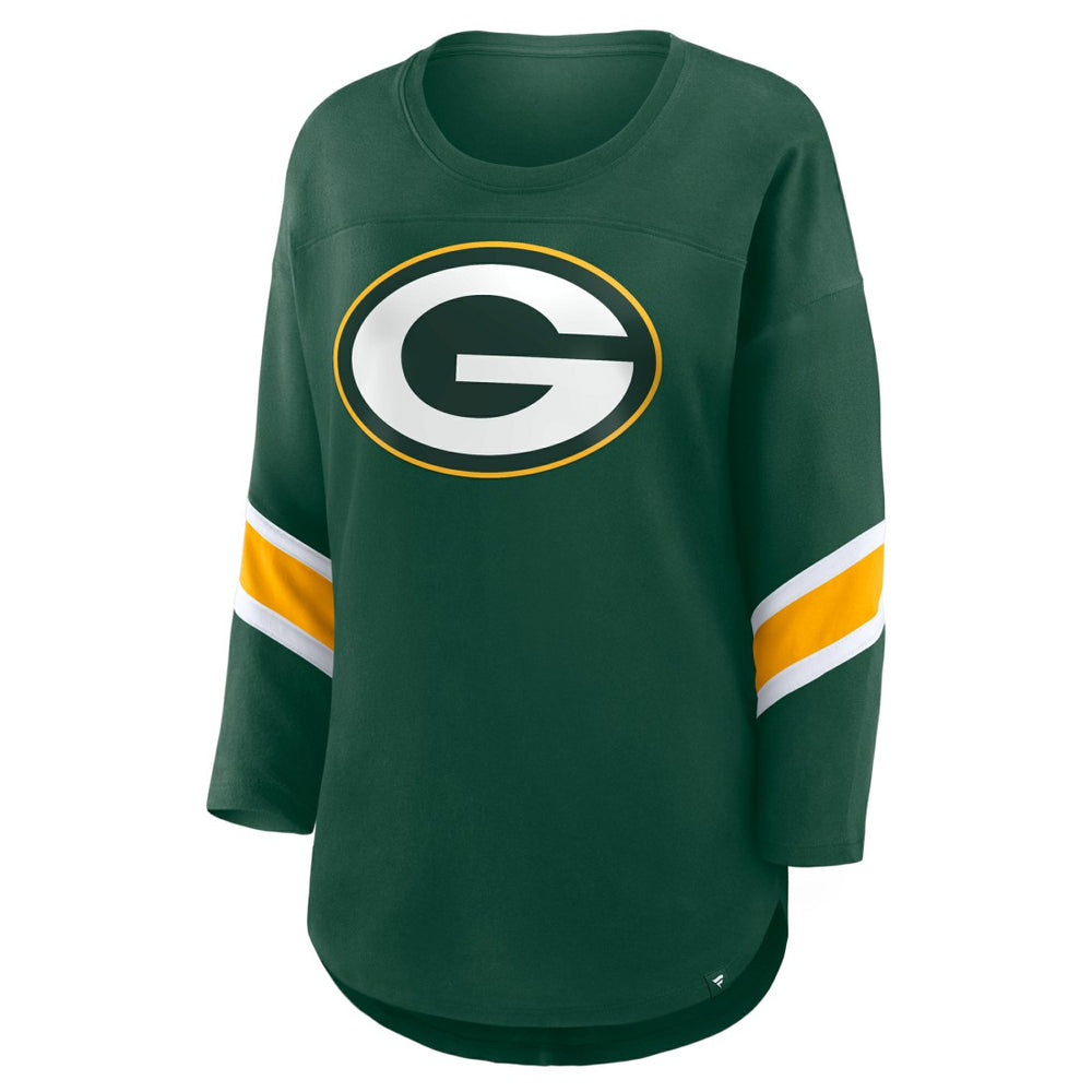 Green Bay Packers Fanatics Women's Redzone 3/4-Sleeve T-Shirt