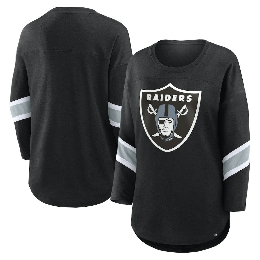 Las Vegas Raiders Fanatics Women's Redzone 3/4-Sleeve T-Shirt