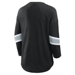 Las Vegas Raiders Fanatics Women's Redzone 3/4-Sleeve T-Shirt