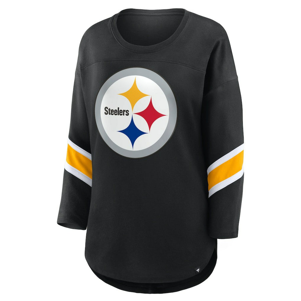 Pittsburgh Steelers Fanatics Women's Redzone 3/4-Sleeve T-Shirt