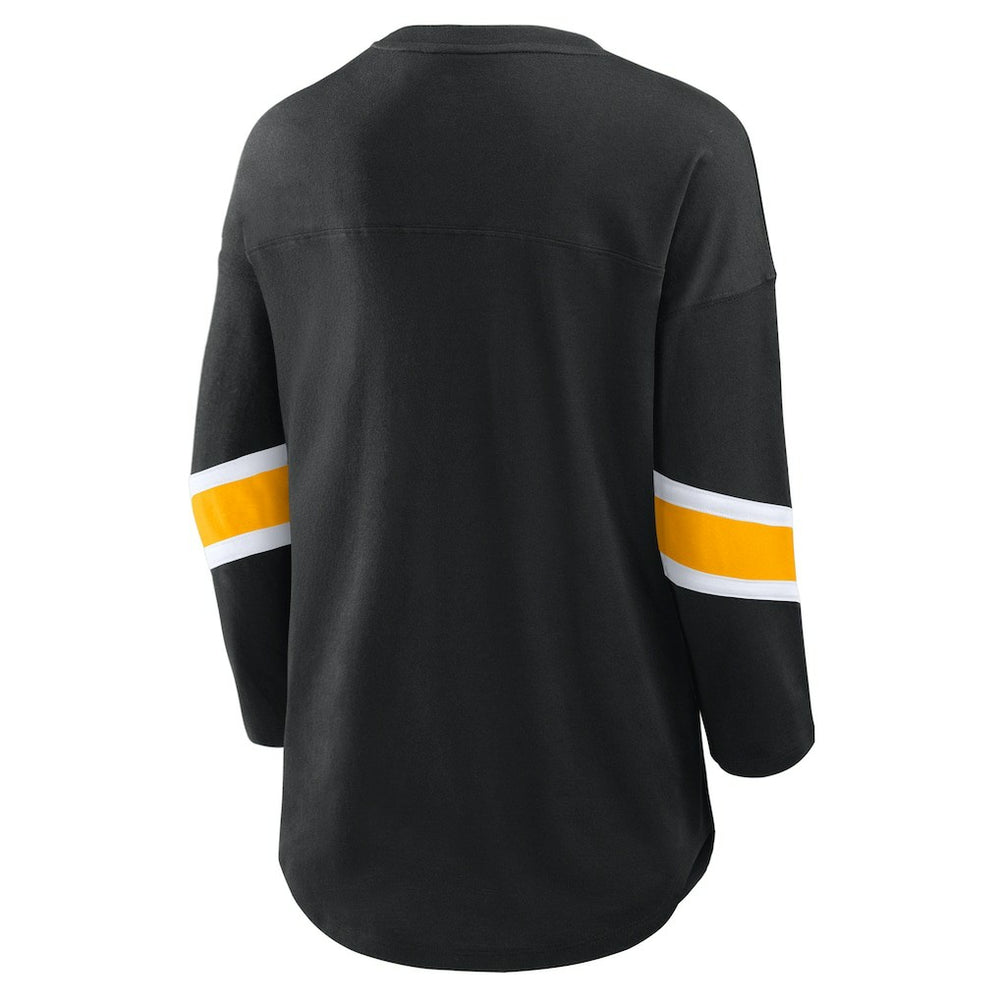 Pittsburgh Steelers Fanatics Women's Redzone 3/4-Sleeve T-Shirt