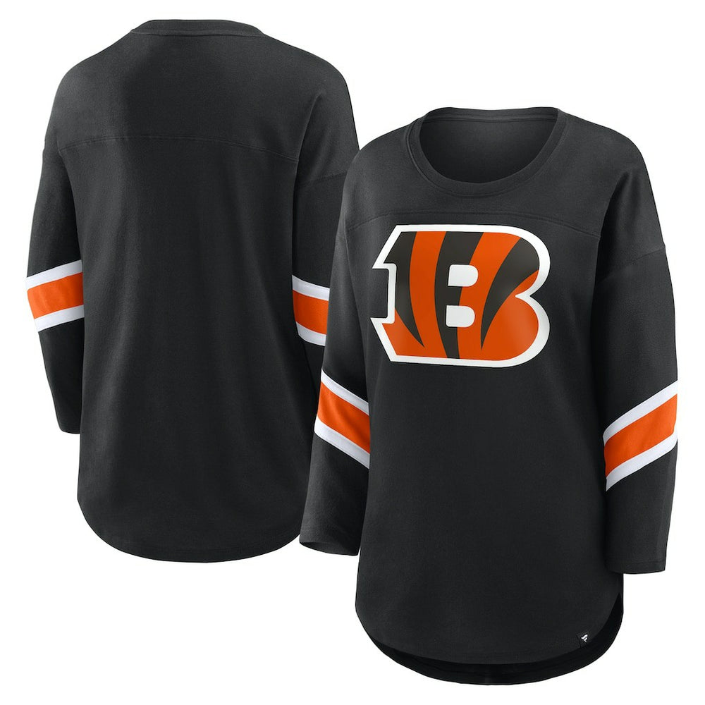 Cincinnati Bengals Fanatics Women's Redzone 3/4-Sleeve T-Shirt