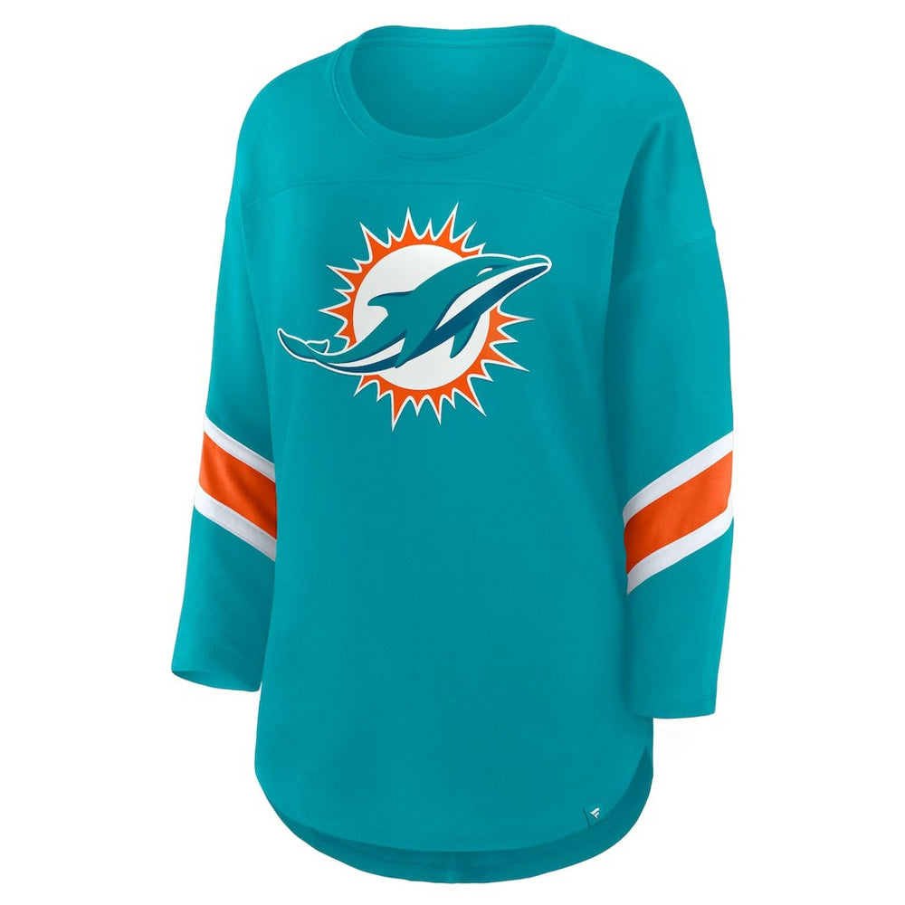 Miami Dolphins Fanatics Women's Redzone 3/4-Sleeve T-Shirt