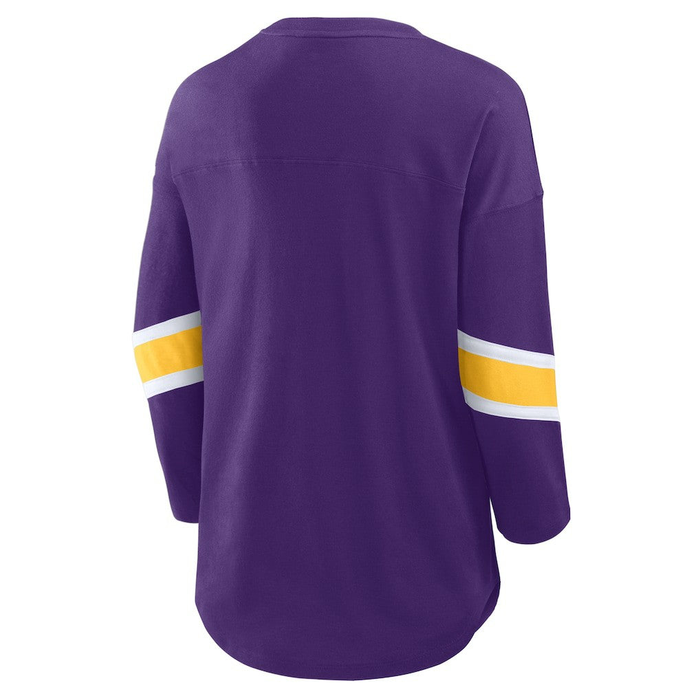 Minnesota Vikings Fanatics Women's Redzone 3/4-Sleeve T-Shirt