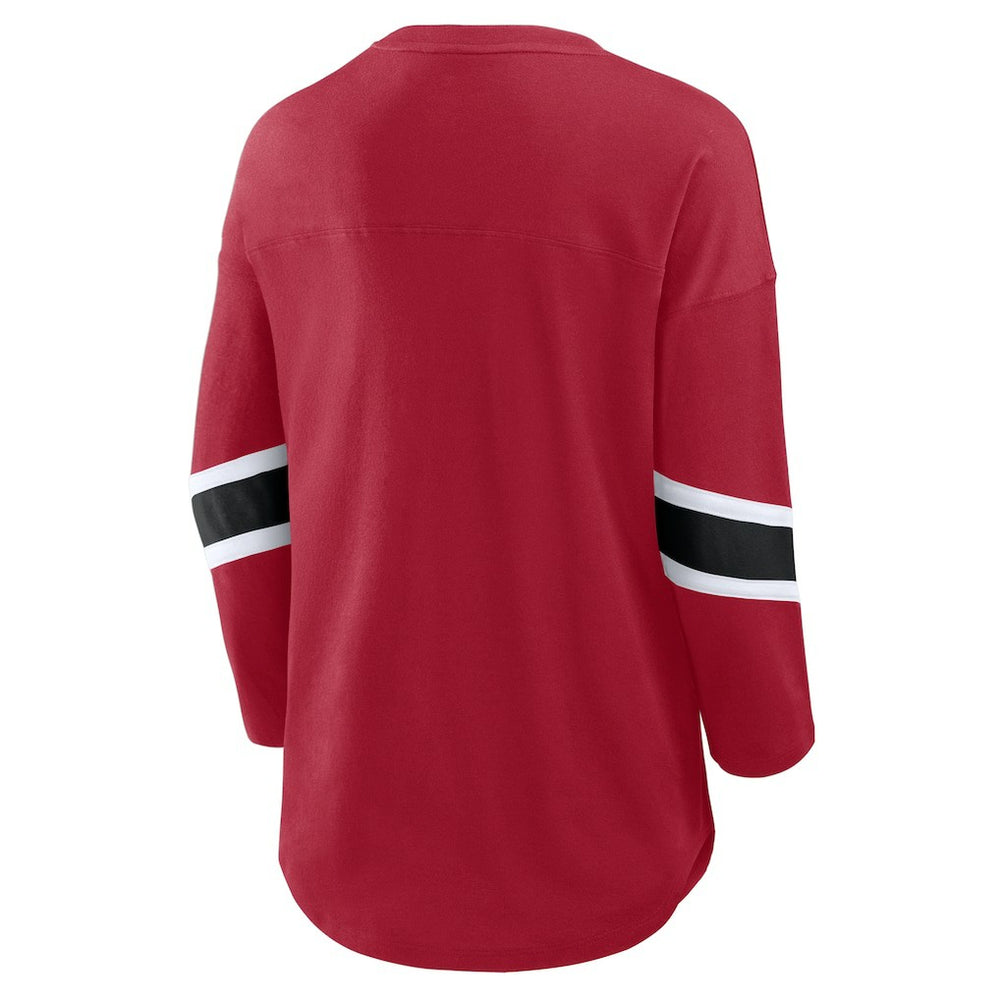San Francisco 49ers Fanatics Women's Redzone 3/4-Sleeve T-Shirt