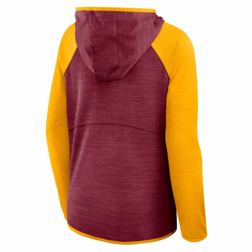 Washington Commanders Fanatics Women's Redzone End Around Pass Raglan Full-Zip Hoodie