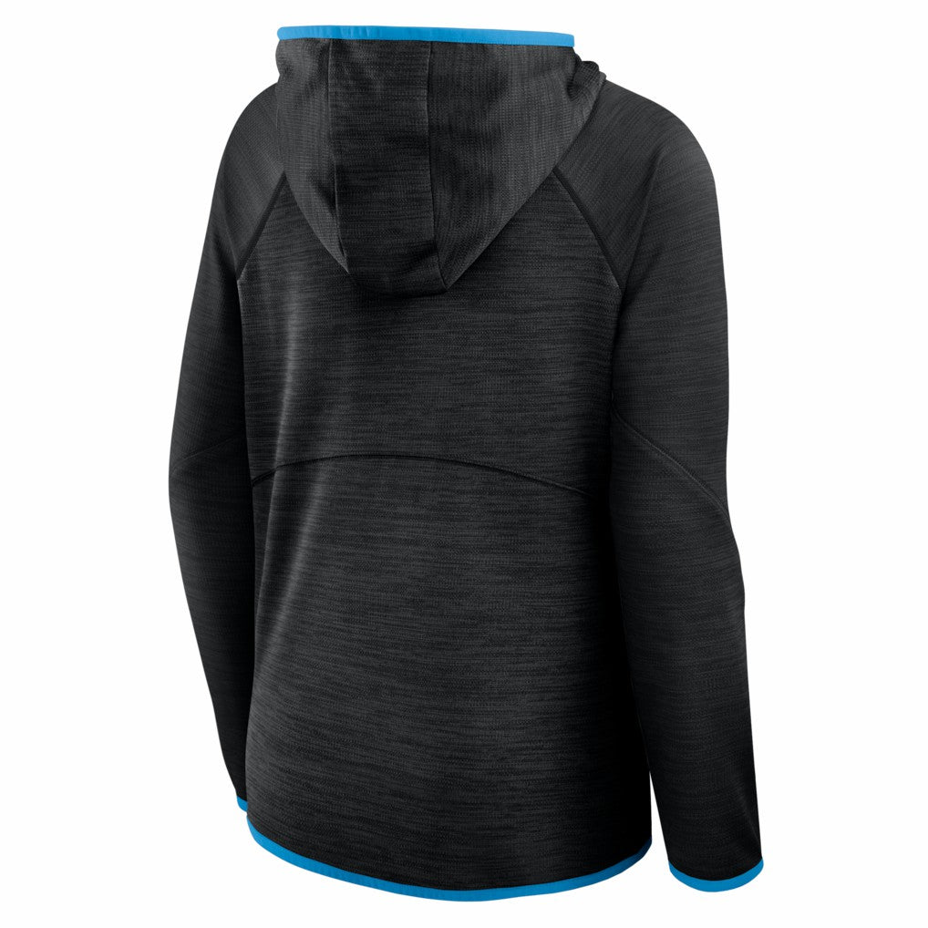 Carolina Panthers Fanatics Women's Redzone End Around Pass Raglan Full-Zip Hoodie