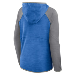 Detroit Lions Fanatics Women's Redzone End Around Pass Raglan Full-Zip Hoodie