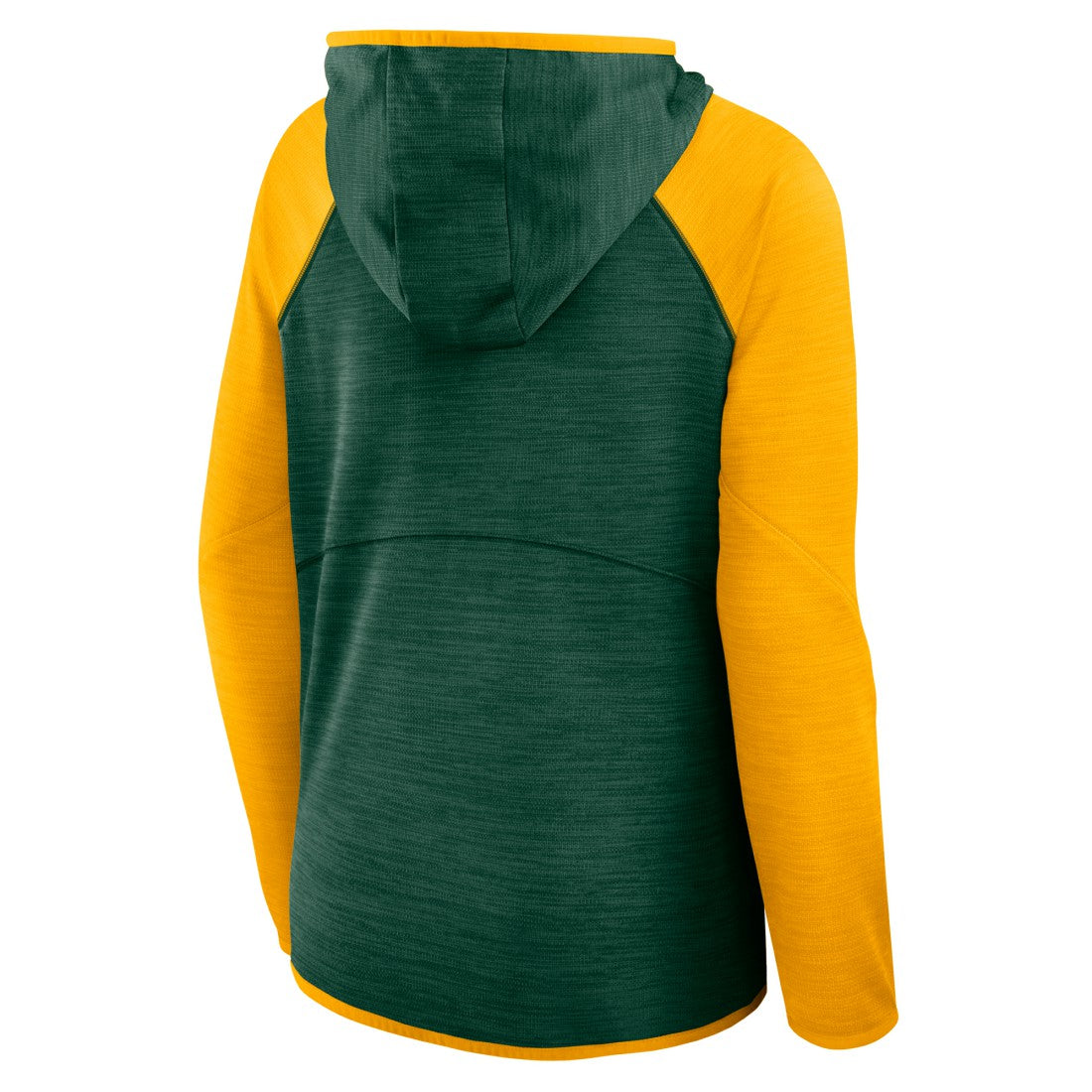 Green Bay Packers Fanatics Women's Redzone End Around Pass Raglan Full-Zip Hoodie