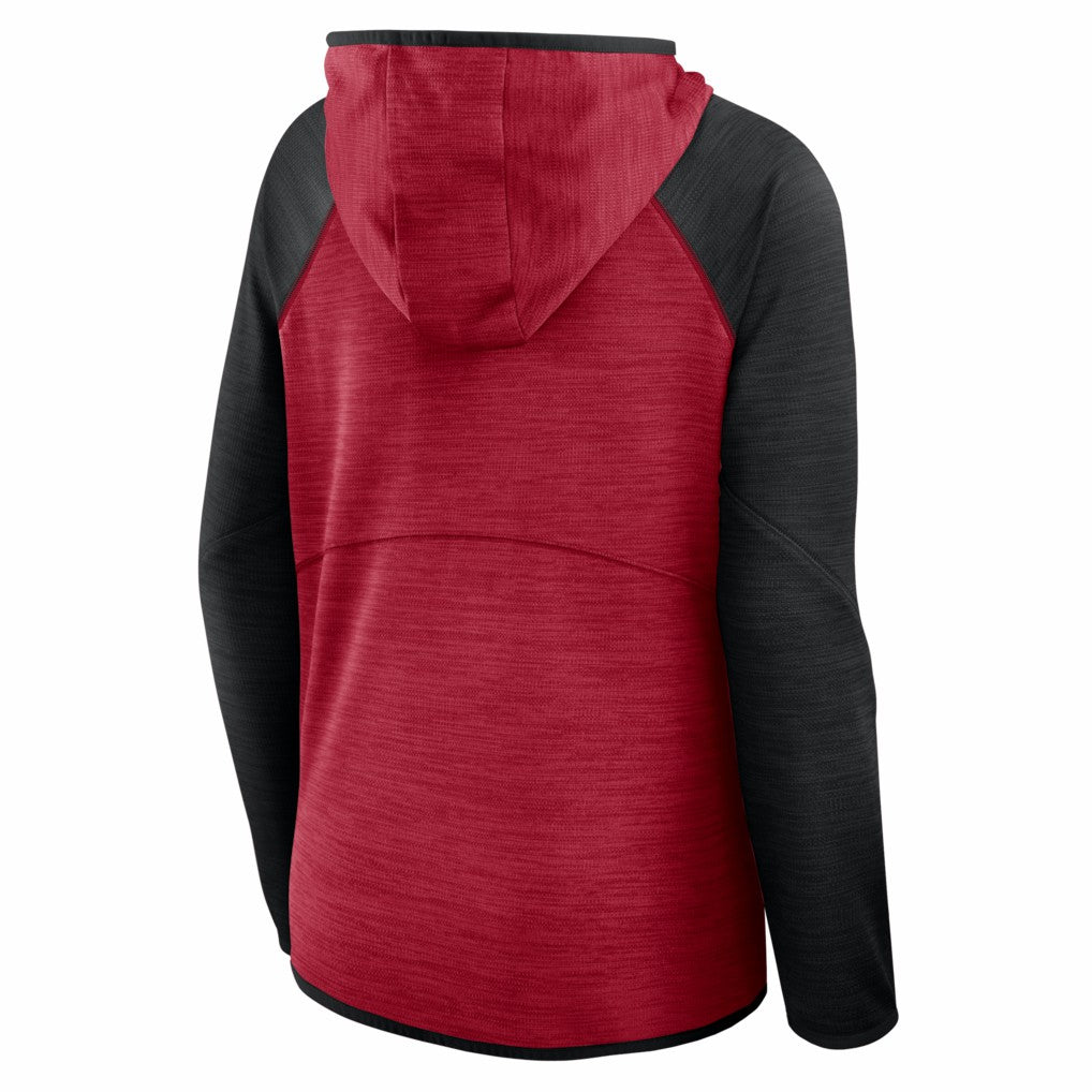 San Francisco 49ers Fanatics Women's Redzone End Around Pass Raglan Full-Zip Hoodie