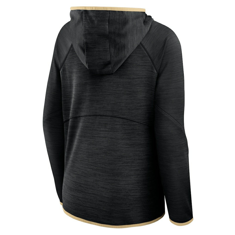 New Orleans Saints Fanatics Women's Redzone End Around Pass Raglan Full-Zip Hoodie