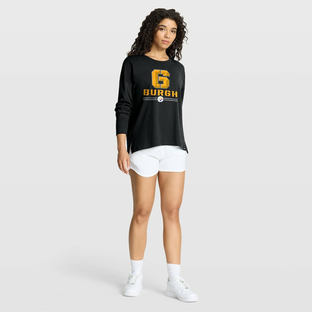 Pittsburgh Steelers Fanatics Women's Hometown Legacy Long Sleeve T-Shirt