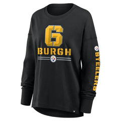 Pittsburgh Steelers Fanatics Women's Hometown Legacy Long Sleeve T-Shirt