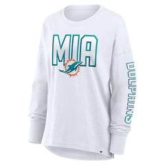 Miami Dolphins Fanatics Women's Hometown Legacy Long Sleeve T-Shirt