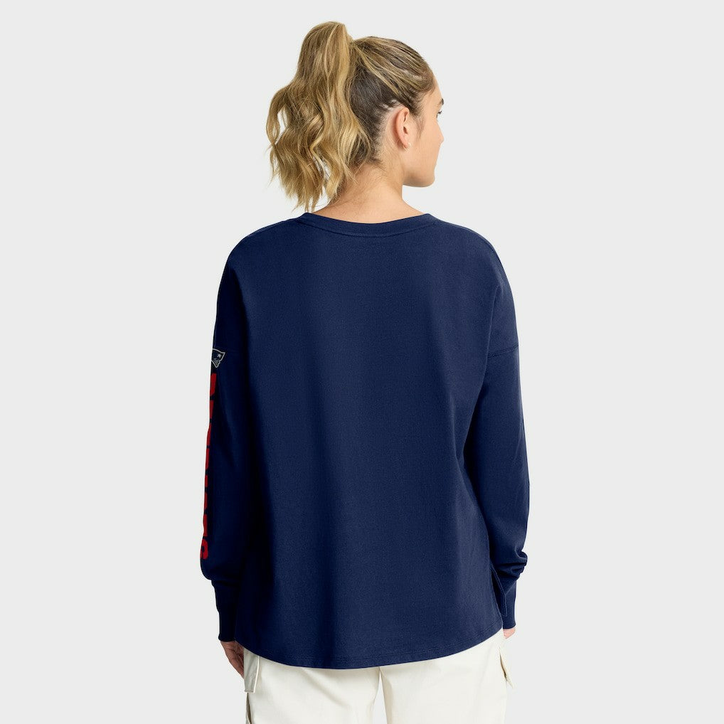 New England Patriots Fanatics Women's Hometown Legacy Long Sleeve T-Shirt