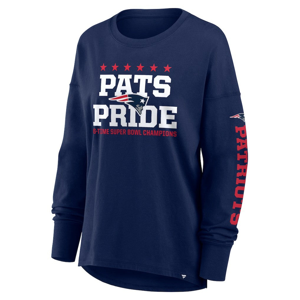 New England Patriots Fanatics Women's Hometown Legacy Long Sleeve T-Shirt