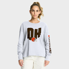 Cleveland Browns Fanatics Women's Hometown Legacy Long Sleeve T-Shirt