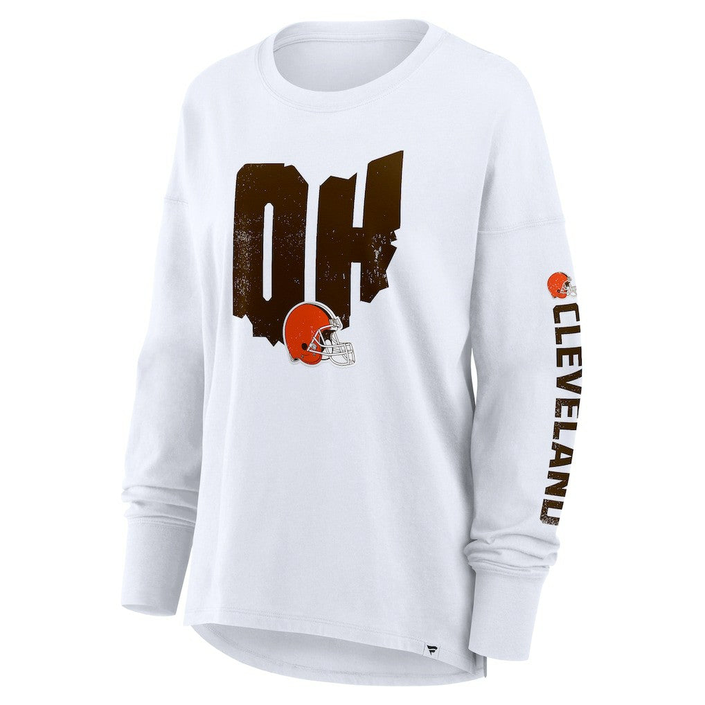 Cleveland Browns Fanatics Women's Hometown Legacy Long Sleeve T-Shirt