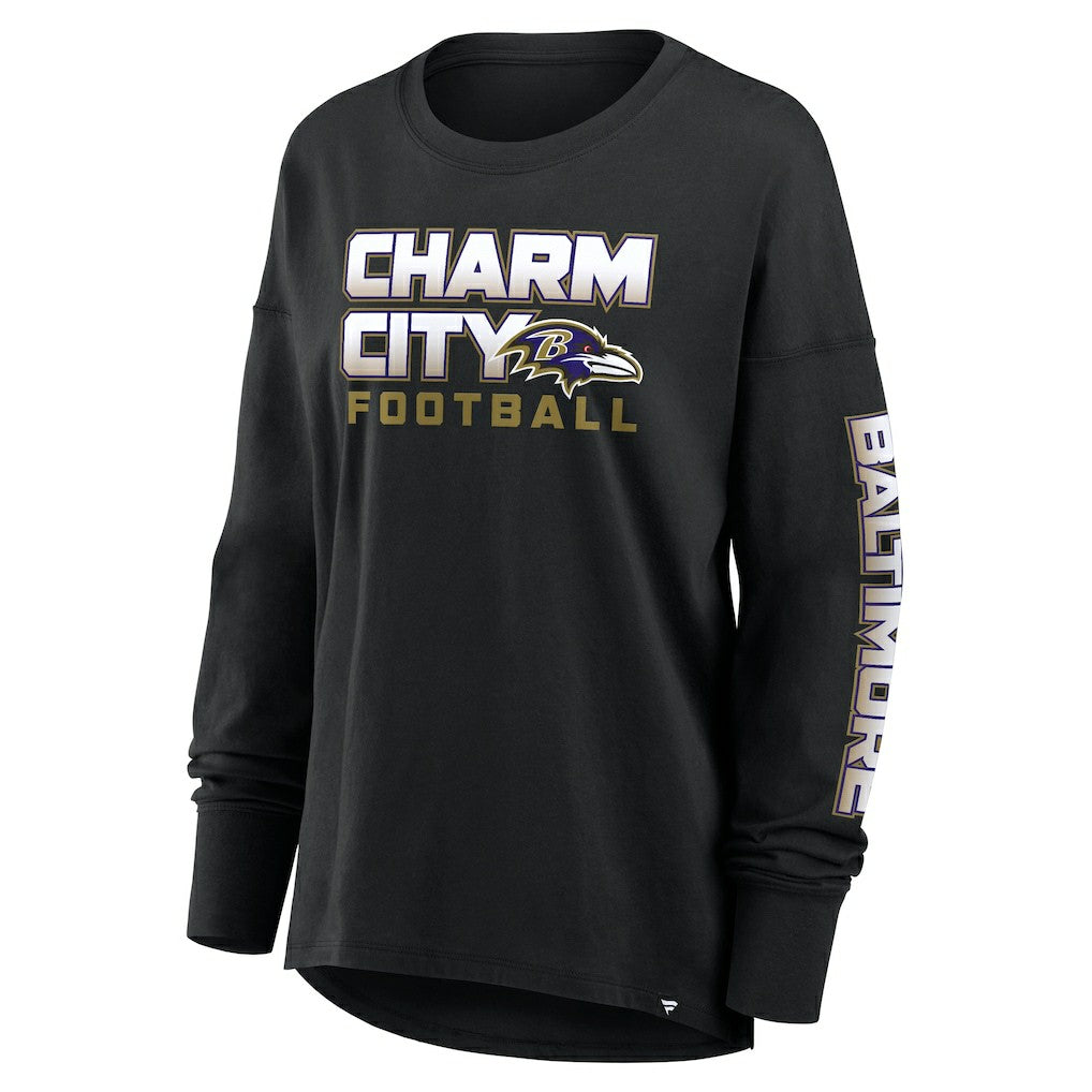 Baltimore Ravens Fanatics Women's Hometown Legacy Long Sleeve T-Shirt