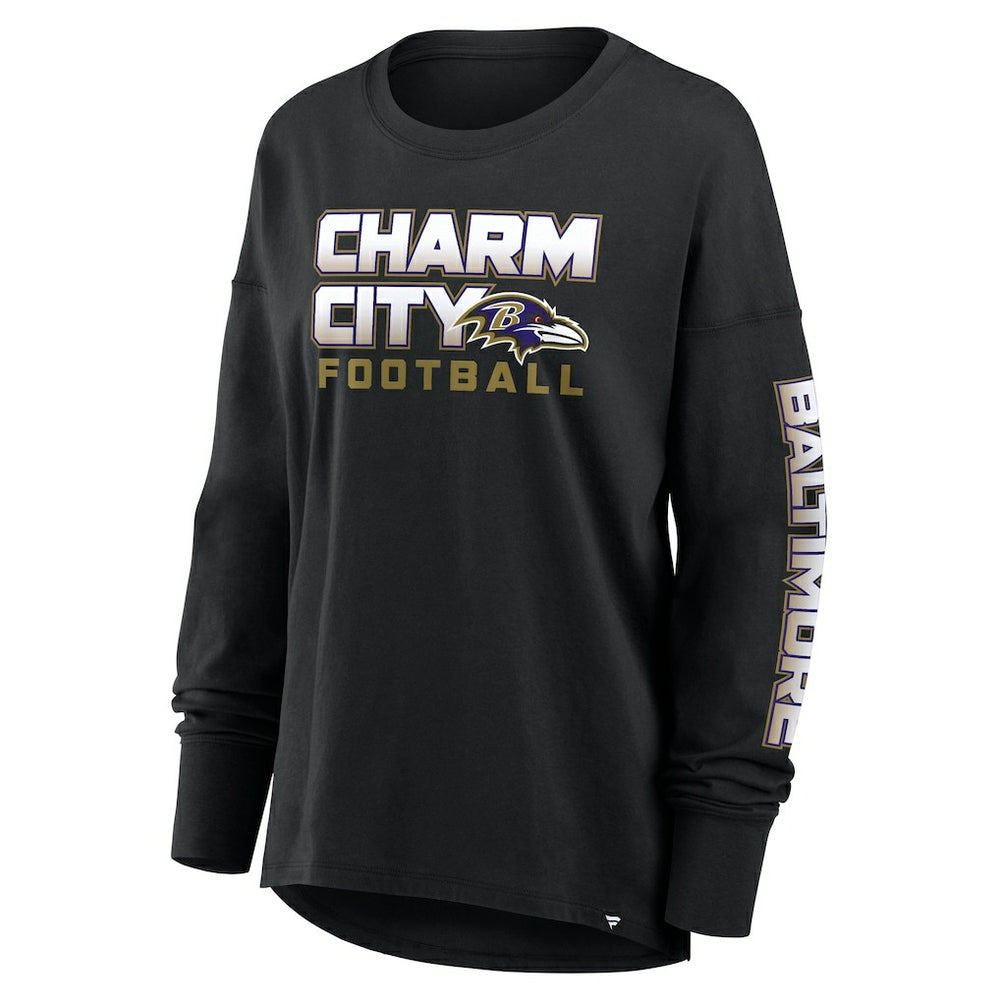 Baltimore Ravens Fanatics Women's Hometown Legacy Long Sleeve T-Shirt