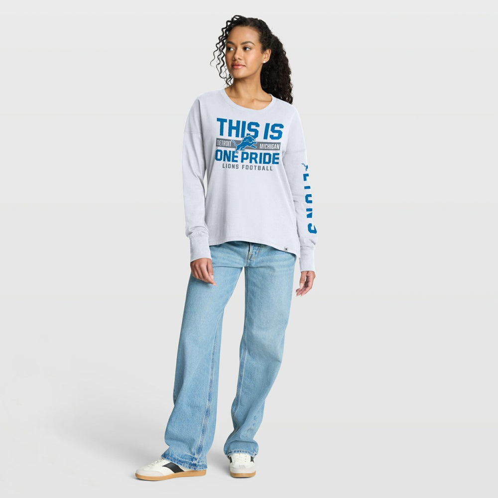 Detroit Lions Fanatics Women's Hometown Legacy Long Sleeve T-Shirt