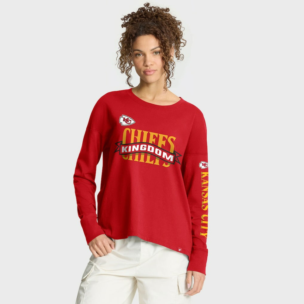 Kansas City Chiefs Fanatics Women's Hometown Legacy Long Sleeve T-Shirt
